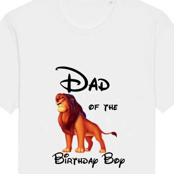 tricou dad of the birthday boy