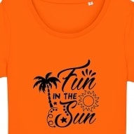 Tricouri personalizate cu mesaj fun in the sun