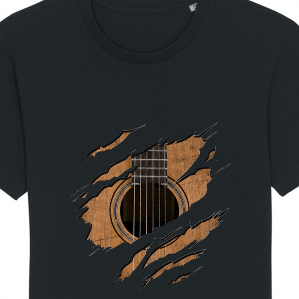 Tricouri personalizate cu chitara