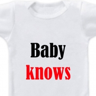 Set 3 tricouri familie adulti si bebe cu mesaj knows