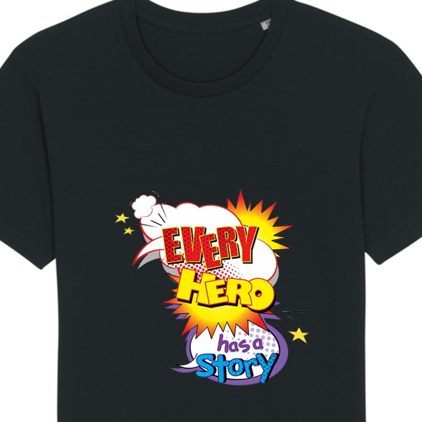 Tricouri personalizate cu mesaj every hero